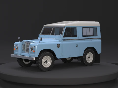 Land Rover Serie III Passo corto Modello 3D