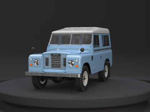 Land Rover Serie III Passo corto Modello 3D