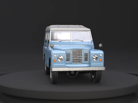 Land Rover Serie III Passo corto Modello 3D