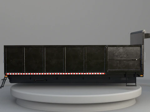 Corpo dell'autocarro con cassone ribaltabile orizzontale Modello 3D