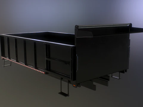 Corpo dell'autocarro con cassone ribaltabile orizzontale Modello 3D