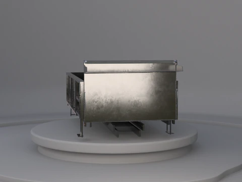 Corpo dell'autocarro con cassone ribaltabile orizzontale Modello 3D