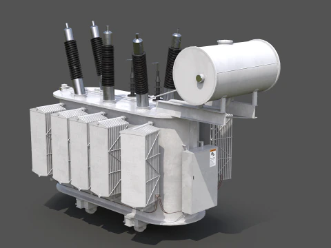 Trafo Listrik Besar Model 3D