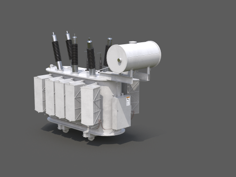 Великий електричний трансформатор 3D Модель