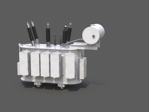 Великий електричний трансформатор 3D Модель
