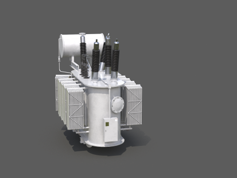 Великий електричний трансформатор 3D Модель