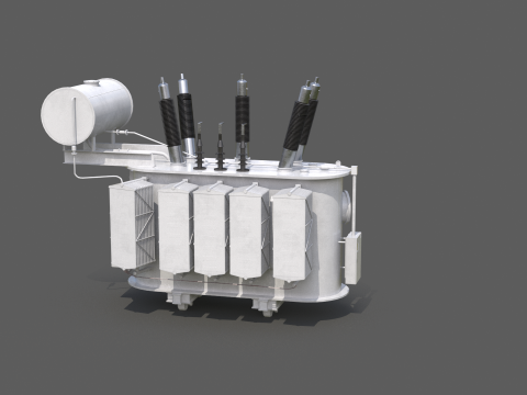 Великий електричний трансформатор 3D Модель