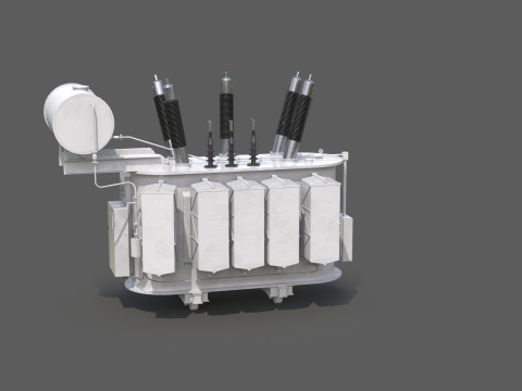 Великий електричний трансформатор 3D Модель