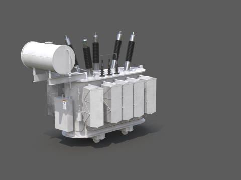 Великий електричний трансформатор 3D Модель