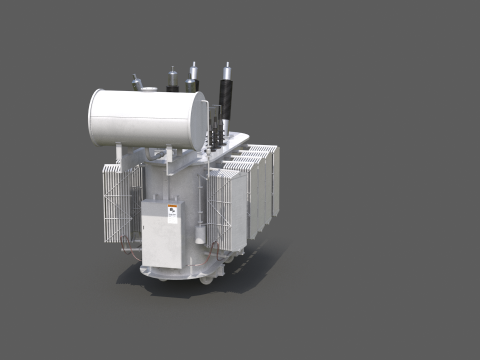 Великий електричний трансформатор 3D Модель