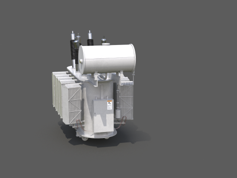 Великий електричний трансформатор 3D Модель