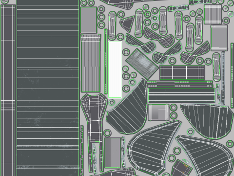 Moderno escavatore generico per carichi pesanti Modello 3D