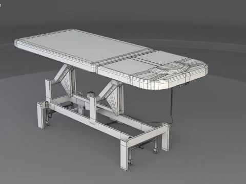 Lettino per visita medica Modello 3D