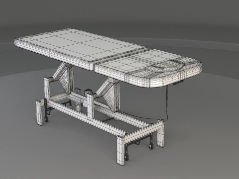 Lettino per visita medica Modello 3D