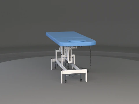 Lettino per visita medica Modello 3D