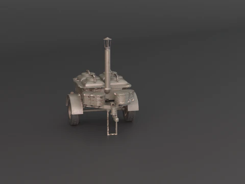 Military Field Kitchen 3D Model
