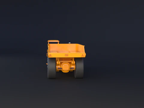 Truk Tambang Artikulasi Modern Model 3D