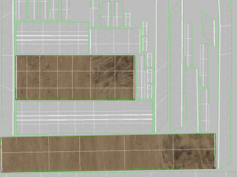 Maison moderne avec cellule solaire Modèle 3D
