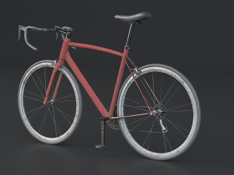 Vieux v&eacute;lo de route g&eacute;n&eacute;rique Modèle 3D