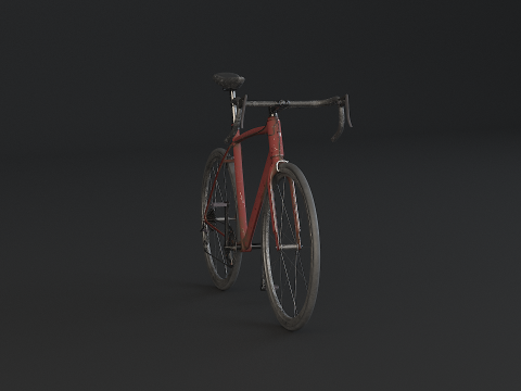 Vieux v&eacute;lo de route g&eacute;n&eacute;rique Modèle 3D