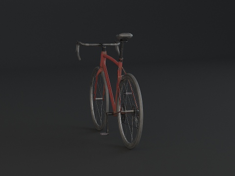 Vieux v&eacute;lo de route g&eacute;n&eacute;rique Modèle 3D