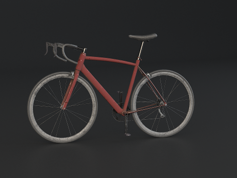 Vieux v&eacute;lo de route g&eacute;n&eacute;rique Modèle 3D