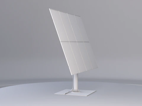 Solar Tracking System Pannel UT 3D Model