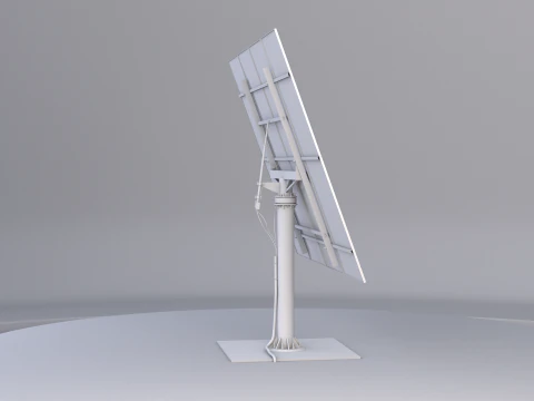 Solar Tracking System Pannel UT 3D Model