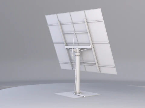 Solar Tracking System Pannel UT 3D Model