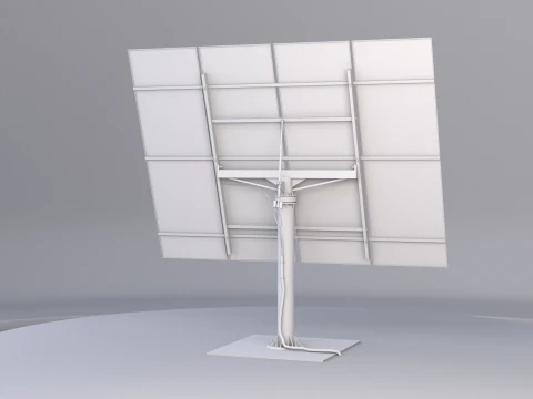 Solar Tracking System Pannel UT 3D Model