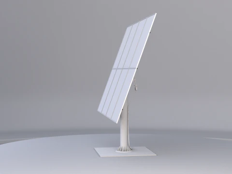 Solar Tracking System Pannel UT 3D Model