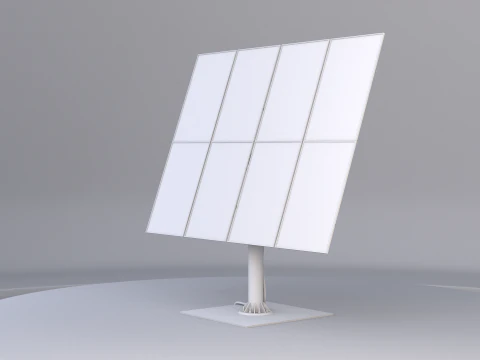 Solar Tracking System Pannel UT 3D Model