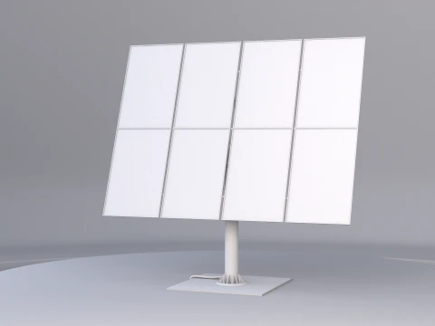 Solar Tracking System Pannel UT 3D Model