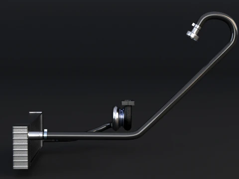 Sistema di turbocompressore Modello 3D