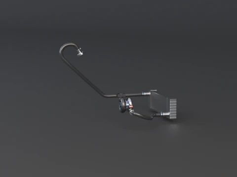 Sistema di turbocompressore Modello 3D