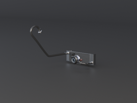 Sistem Turbocharger Model 3D