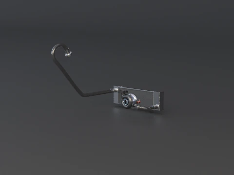 Sistema di turbocompressore Modello 3D