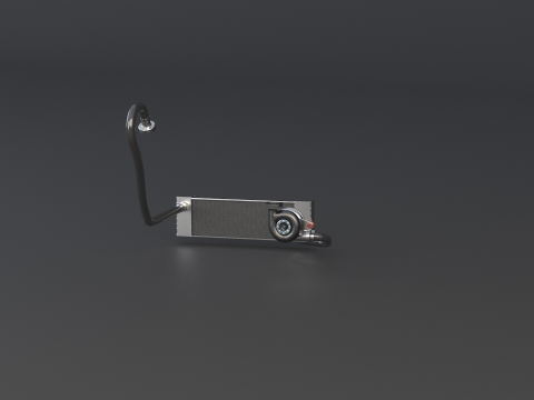 Sistem Turbocharger Model 3D