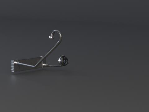 Sistem Turbocharger Model 3D