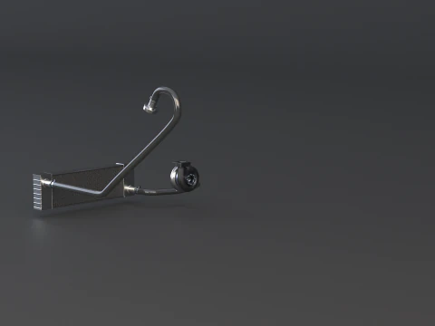 Sistema di turbocompressore Modello 3D