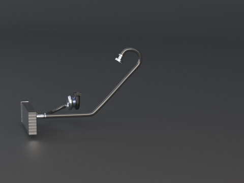 Sistem Turbocharger Model 3D