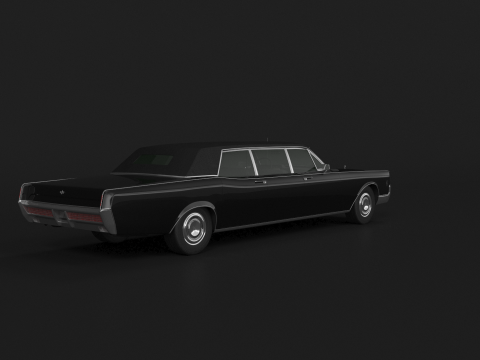 1966 年リンカーン コンチネンタル エグゼクティブ リムジン 3Dモデル