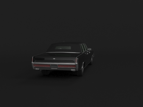 1966 年リンカーン コンチネンタル エグゼクティブ リムジン 3Dモデル
