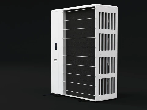 Air Heat Pump 3D Model