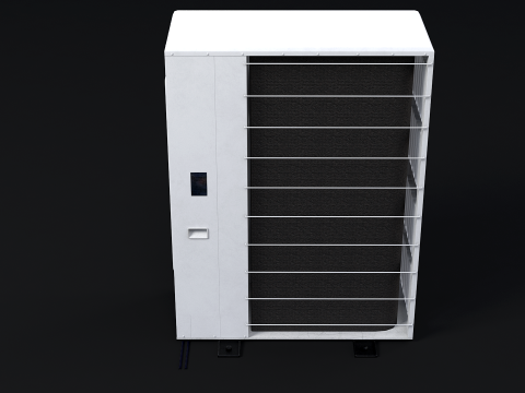 Pompe &agrave; chaleur &agrave; air Modèle 3D