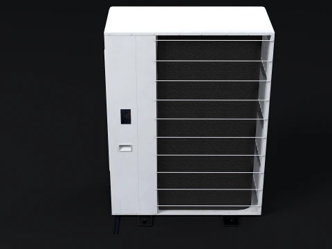 Air Heat Pump 3D Model