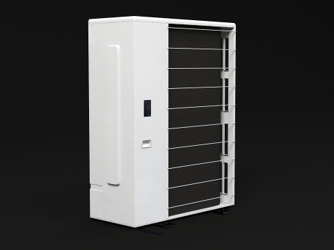 Pompe &agrave; chaleur &agrave; air Modèle 3D