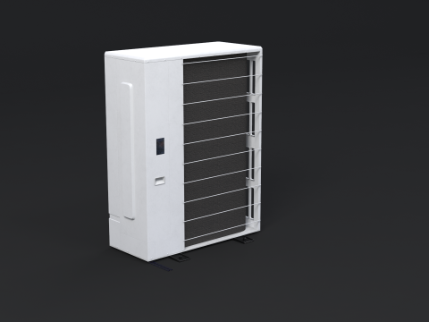 Pompe &agrave; chaleur &agrave; air Modèle 3D