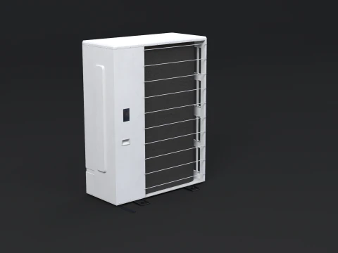 Air Heat Pump 3D Model