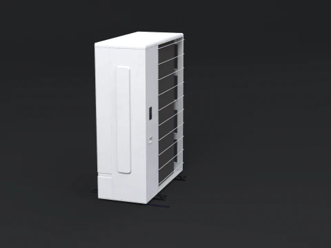 Air Heat Pump 3D Model